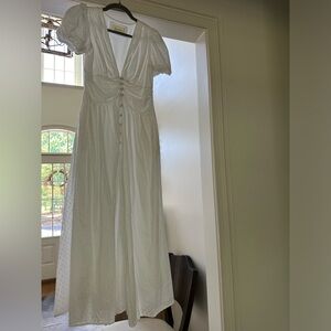Anthroplogie white dress size 4